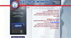 Desktop Screenshot of ibew153.com